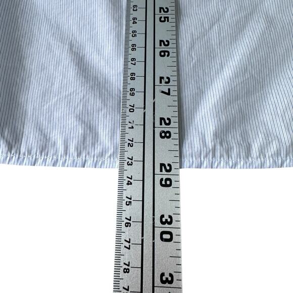 Isabel Marant Shirt Women’s 34 Blue Striped Cotton Long Sleeve Button-Up US 2 - Picture 10 of 11